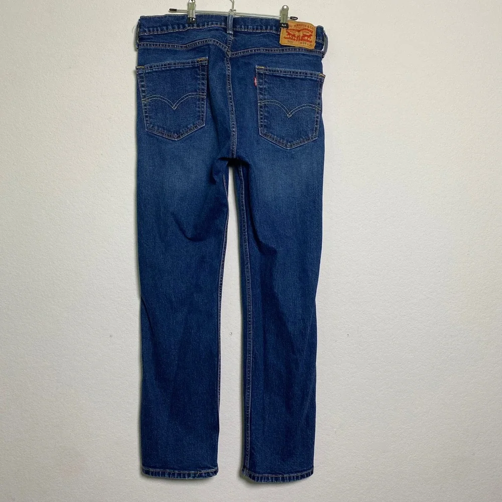 Vintage Levis 505 Dark Wash Mens 34x30 Straight Leg Everyday‎ Casual Western